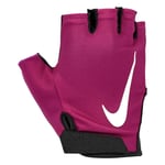 Nike Womens/Ladies Gym Essential 2024 Fitness Fingerless Gloves (Black/Fuchsia) material_Synthetic - Size Small