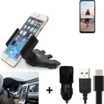 For Samsung Galaxy M11 + CHARGER Mount holder for Car radio cd bracket