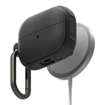 Ringke Samsung Galaxy Buds 3 / 3 Pro Onyx Magnetic Fodral med Karbinhake - MagSafe Kompatibel - Svart