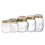 12 X POT HERMeTIQUE EN VERRE POUR ALIMENTS QUATRE SAISONS 700 ml - h. 290 x Ø 102 mm