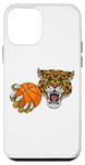 Coque pour iPhone 12 mini Ballon de basket Jaguar Leopard Cheetah Panther