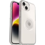 Otterbox Otter+Pop Coque pour iPhone 14 Plus, Antichoc, Anti-Chute, Coque de Protection avec PopSockets PopGrip, supporte 3 x Plus de Chutes Que la Norme Militaire, Transparent