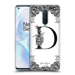 OFFICIAL NATURE MAGICK B & W FLORAL MONOGRAM 1 GEL CASE FOR GOOGLE ONEPLUS PHONE