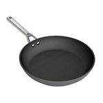 Ninja ZEROSTICK Premium Cookware 28cm Frying Pan, Long Lasting, Non-Stick Hard Anodised Aluminium, Induction Compatible, Oven Safe to 260°C, Grey C30028UK