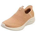 Skechers Slip-ins Ultra Flex 3.0 Vegan Womens Tan Fashion Trainers - 5 UK