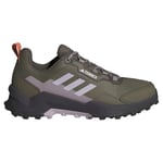 adidas Women's Terrex AX4 Hiking Shoes Non-Football Low, Olive strata/Silver Dawn/preloved fig, 7 UK