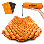 Matelas de Couchage POWERLIX - Tapis de Couchage Gonflable ultraléger, idéal pour Le Camping, la randonnée, la randonnée - Airpad, Sac Gonflable