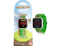 Euroswan Digital Minecraft Led-Armbandsur För Barn