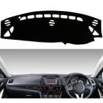 LINGJIE Respirant Tableau De Bord De Voiture Dash Couverture Mat, pour Pad Mazda6 Atenza 2013 2014 2015 2016, Le Tableau De Bord De Voiture Étanche À La Lumière