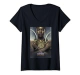 Marvel Black Panther Avengers Nakia Poster T-Shirt avec Col en V