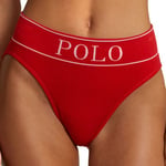 Polo Ralph Lauren Trosor High Waist Brief Röd Medium Dam