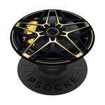 PopSockets Sport Design Voiture Pneu Roue Drag Racing Speed Gift PopSockets PopGrip - Support et Grip pour Smartphone/Tablette avec un Top Interchangeable