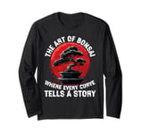 The Art of Bonsai Where Every Curve Tells a Story Long Sleeve T-Shirt