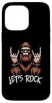 Coque pour iPhone 14 Pro Max Let's Rock Sasquatch Bigfoot