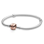 PANDORA Bracelet 580702-17 Femmes Clip Moments Rose