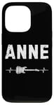 Coque pour iPhone 13 Pro Anne Guitare Battement De Coeur Musique Guitariste