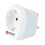 Skross Adaptateur de Voyage 13A Universel Blanc