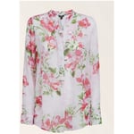 Chemise Guess  femme blouse marciano  imprimé floral blanc