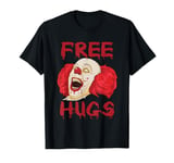 Free Hugs Halloween Evil Killer Scary Clown Horror Gift T-Shirt