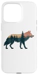 Coque pour iPhone 15 Pro Max Loup Randonnée Chasse Plein Air Camping Forêt Homme Femme Loup