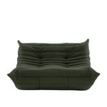 Ligne Roset - Togo Small Settee, Fabric Cat. S Alcantara Kiwi 4566 - designer_michel_ducaroy - Tekstilmateriale/Skum