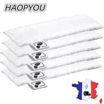 HAOPYOU-Lot de 5 Bonnettes Microfibre pour Karcher Easy Fix SC2 SC3 SC4 SC5Lingettes Remplacement pour Nettoyeurs Vapeur