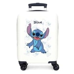 Disney Stitch Valise Cabine 50cm ABS Rigide Trolley Enfants Bagage à Main