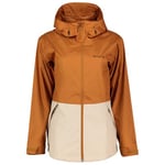 Columbia Inner Limits Jacket, Veste De Pluie Imperméable Femme, Camel Brown/Dark Stone, Taille XL