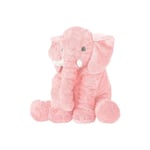 Elefant Stor Plysch Jumbo Grå Mjuk Fylld Djur Kudde Plysch (FMY) Pink