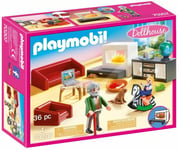 PLAYMOBIL Dollhouse Salon Avec Cheminée 70207