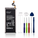 New SwarKing EB-BG892ABA Batterie de rechange compatible avec Samsung Galaxy S8 Actif G892A G892 avec kit d'outils