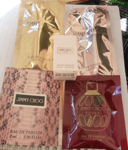 JIMMY CHOO BOXED MINI  + SAMPLES VIALS LADIES PERFUME ILLICIT FEVER FLOWER