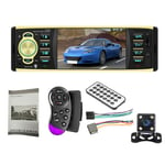 Car MP5 Player, 4019B 4.1 Inch 1 Din Car Radio Bluetooth Video MP5 Player with Rearview Camera One Color *No Camera