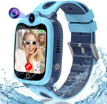 Montre Connectée Enfant 4g, Gps - Montre Gps Enfant Pour Fille Garçon Avec Gps Appel Vidéo Sos Ip68 Téléphone Etanche Jeux Réveil Mode Classe, Montre Intelligente Enfants De 4-12 Ans Cadeau