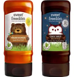 Sweet Freedom Vegan Bundle - x1 Honeee Syrup 350 G & x1 Brownie Choc Shot 320 G