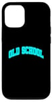 Coque pour iPhone 12/12 Pro Graphisme turquoise Graphique turquoise Old School