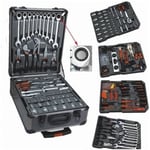 CAISSE A OUTILS NOIRE COMPLETE 186 PIECES