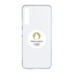 Coque résine Samsung Flamme Paris 2024 pour Samsung Galaxy A05s Transparent