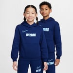 Nike Hettegenser Club Fleece Erling Haaland Personal Edition - Navy/Blå Barn, størrelse XL: 158-170 cm