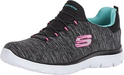 Skechers Femme Summits-Quick Getaway Basket, BKlb, 40 EU