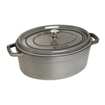 Staub La Cocotte Pata Ovaali 37 cm, Valurauta Grafiitinharmaa 40509-369-0