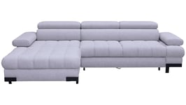 Canapé d'angle convertible 4 places SELVA coloris gris