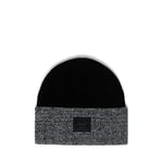 Herschel Unisex's Elmer Beanie Hat, Black/Heather Black, One Size