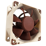 Noctua NF-A6X25 FLX Kjølesystem for datamaskin PC-kjølevifte Vifte 6 cm Brun