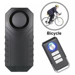 Cykelalarm, stöldskydd för motorcykelfordon med fjärrkontroll, 113 Db superhögt (1-pack)