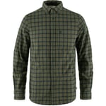 Fjällräven Fjällräven Övik Flannel Shirt M - Laurel Green-indigo Blue - Herr - S- Naturkompaniet