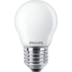 Ampoule led Sphérique E27 40W Blanc Froid Dépolie, Verre - Philips