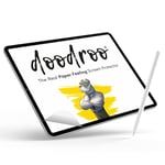 doodroo - Film Protecteur avec le Vrai Effet Papier et Anti Reflet pour BOOX Lumi/Lumi 2 /Max 3 - Film Protecteur qui Recrée la Façon Naturelle de Dessiner ou d’Écrire avec l’Effet Papier - 2 pièces
