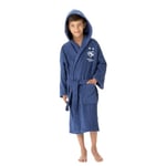 FFF Champions du Monde Peignoir Enfant | 100% Coton | OEKO-TEX | Taille 6-8 ans | Bleu