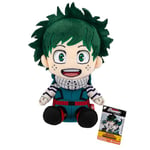 Izuku Midoriya de Total Anime - Peluche de 20 cm Ultra Douce avec des détails Authentiques de My Hero Academia